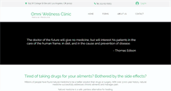 Desktop Screenshot of omniwellnessclinic.com
